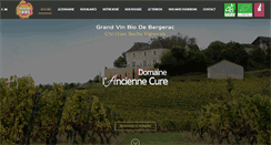 Desktop Screenshot of domaine-anciennecure.fr